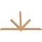 Ekena Millwork Kennewick Timber Gable Bracket, Western Red Cedar, 72"W x 48"H x 1 1/2"D x 3 1/2"F, 16/12 Pitch GBW072X48X0204KEN00SWR - alternate 4